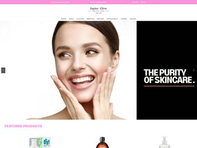 Beauty and skincare online store example thumbnail