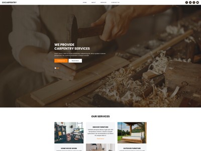 Business landing page example thumbnail